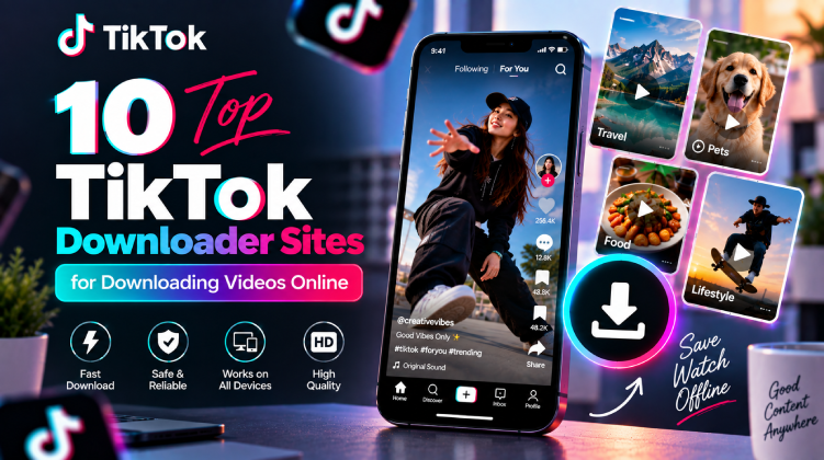 10 Top TikTok Downloader Sites for Downloading Videos Online
