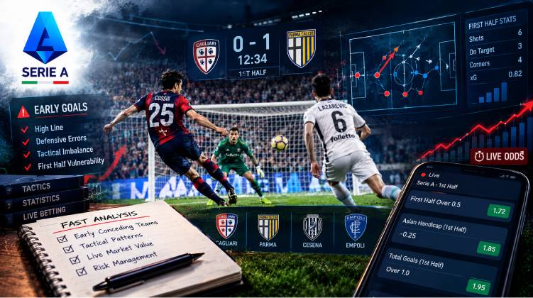 Exploiting First-Half Vulnerabilities: How Early-Conceding Teams Shaped In-Play Value in the 2014/2015 Serie A Season