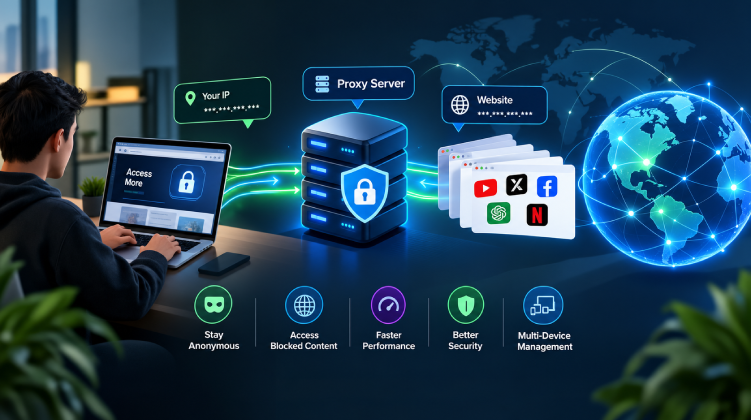 Proxy Servers: The Unsung Tool Powering Internet Anonymity and Speed