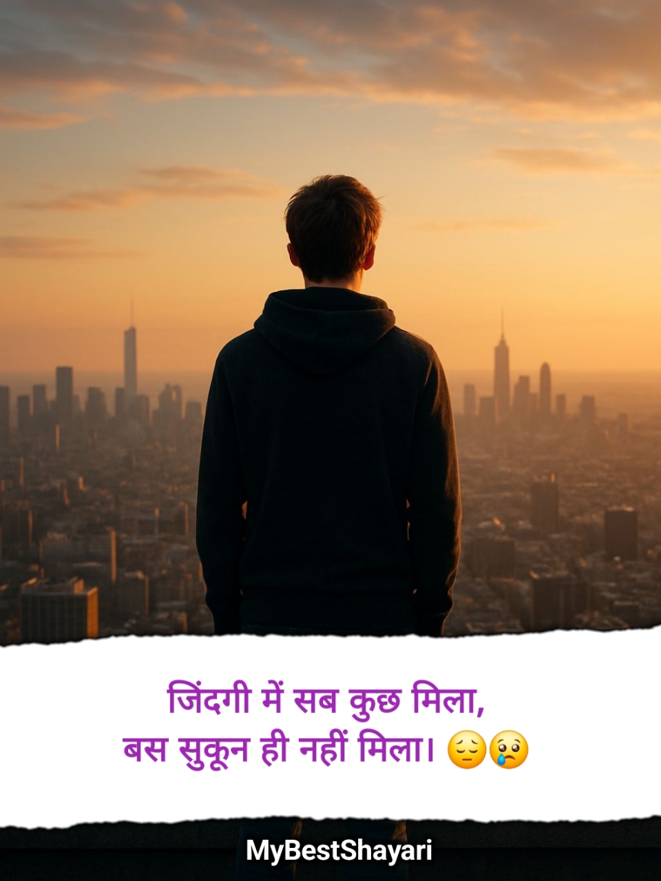 Sad Shayari😭 life 2 line boy